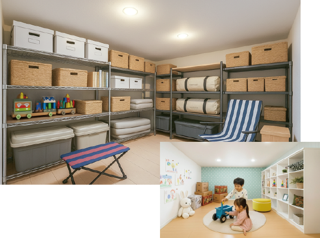 収納だけじゃない！もうひとつの部屋になるポケットルーム