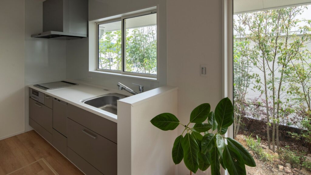 緑に包まれた家_2